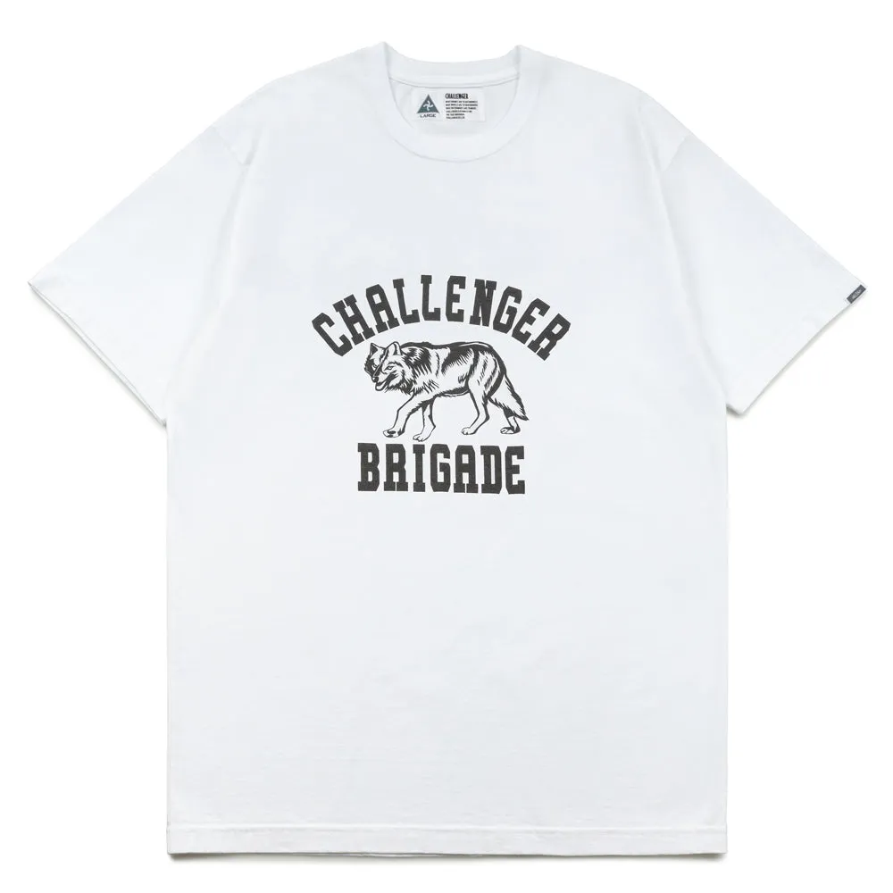 Wolf College Tee | White