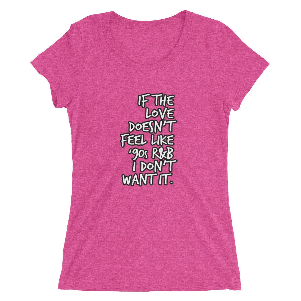 Women's '90s Love Tri-blend T-Shirt (Multi-Colors)
