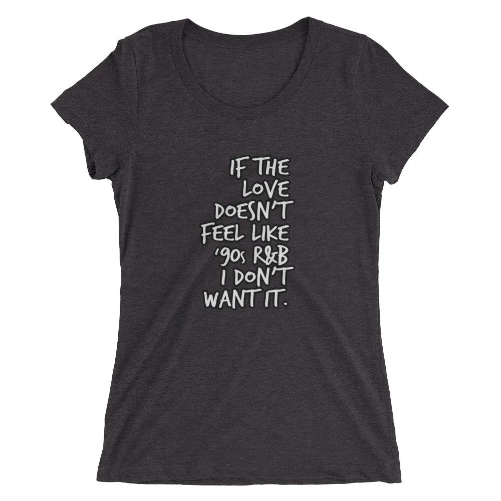 Women's '90s Love Tri-blend T-Shirt (Multi-Colors)