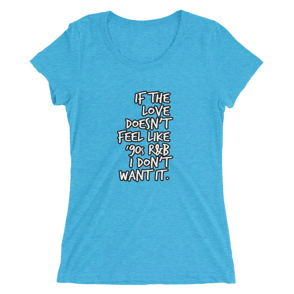 Women's '90s Love Tri-blend T-Shirt (Multi-Colors)