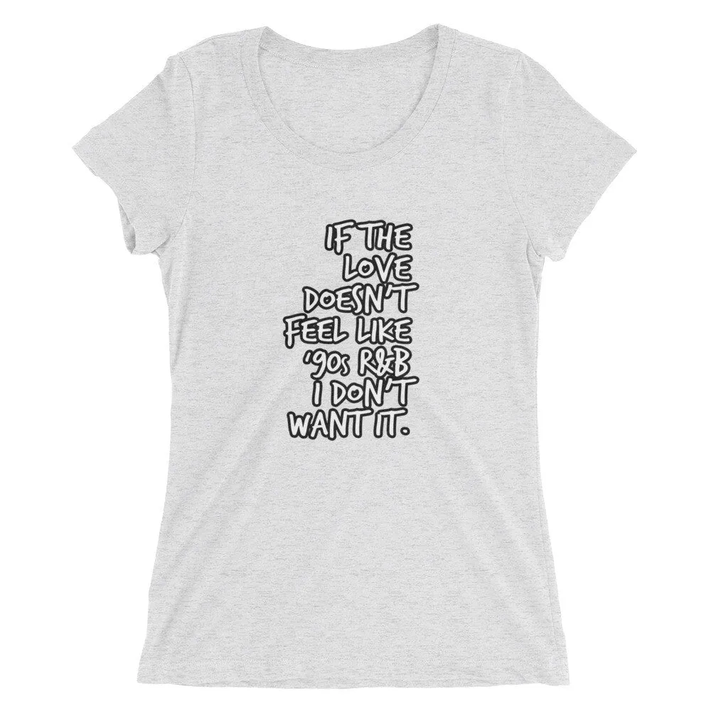Women's '90s Love Tri-blend T-Shirt (Multi-Colors)