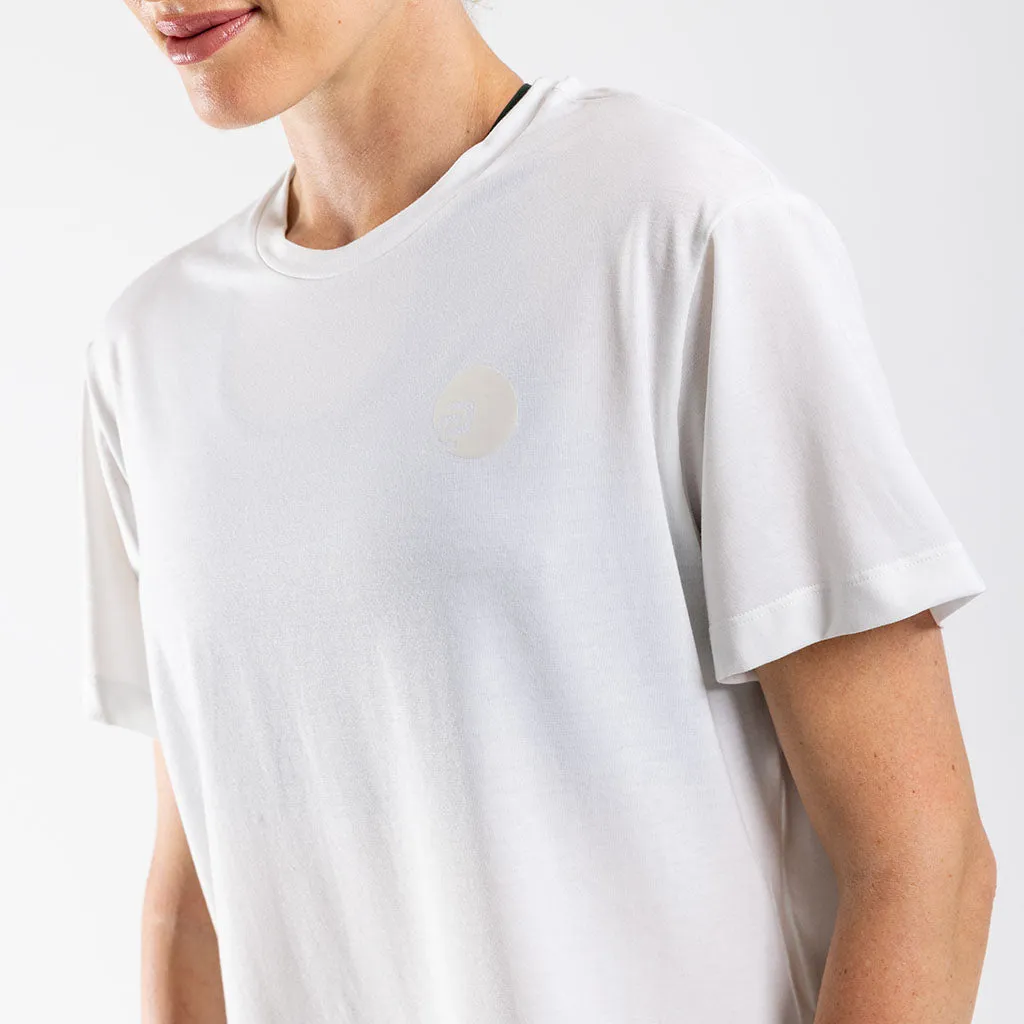 Women's Boxy Casual T Shirt (White)