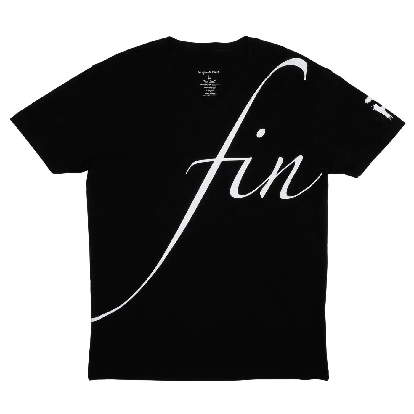 Women's - Fin Black V-Neck T-Shirt