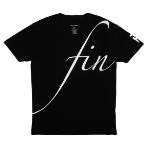 Women's - Fin Black V-Neck T-Shirt