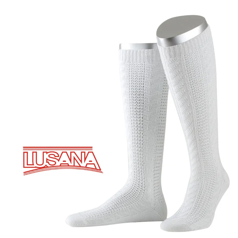 Women's Knee Socks with a Traditional Pattern