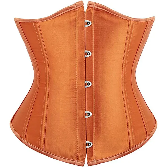 Women's Lace Up Boned Underbust Waist Trainer Corset