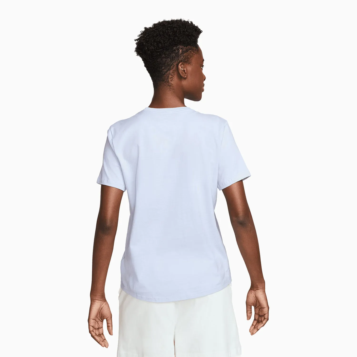 Women's Nike Sportswear Club Essentials T Shirt And Shorts Outfit