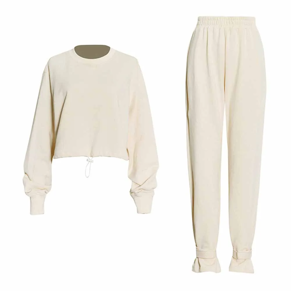 Women's sport pantsuit two pieces casual suit fashion trendy suit