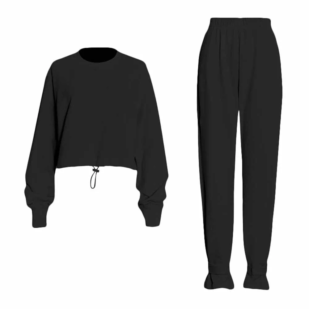 Women's sport pantsuit two pieces casual suit fashion trendy suit