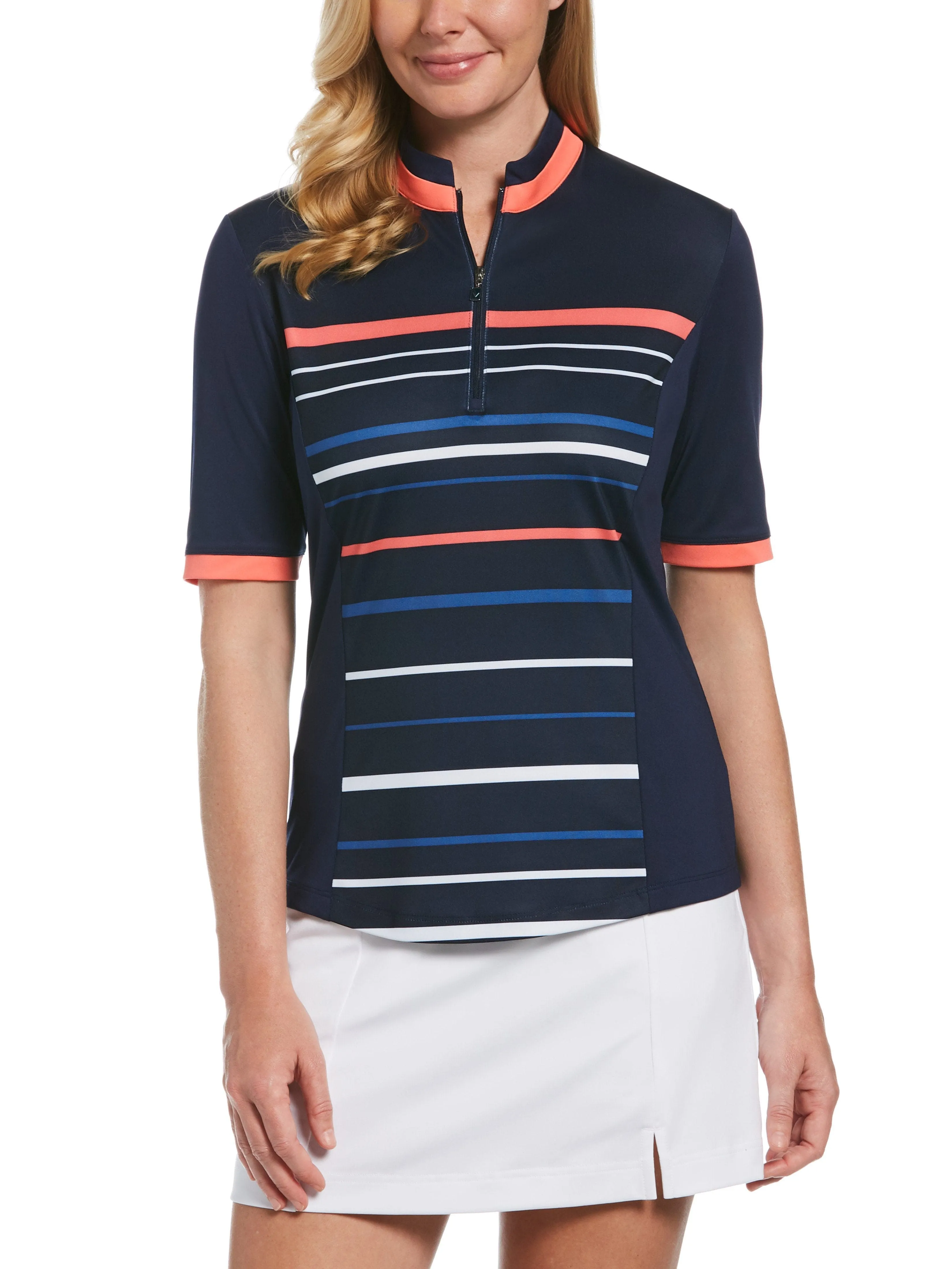 Womens Striped Print Top
