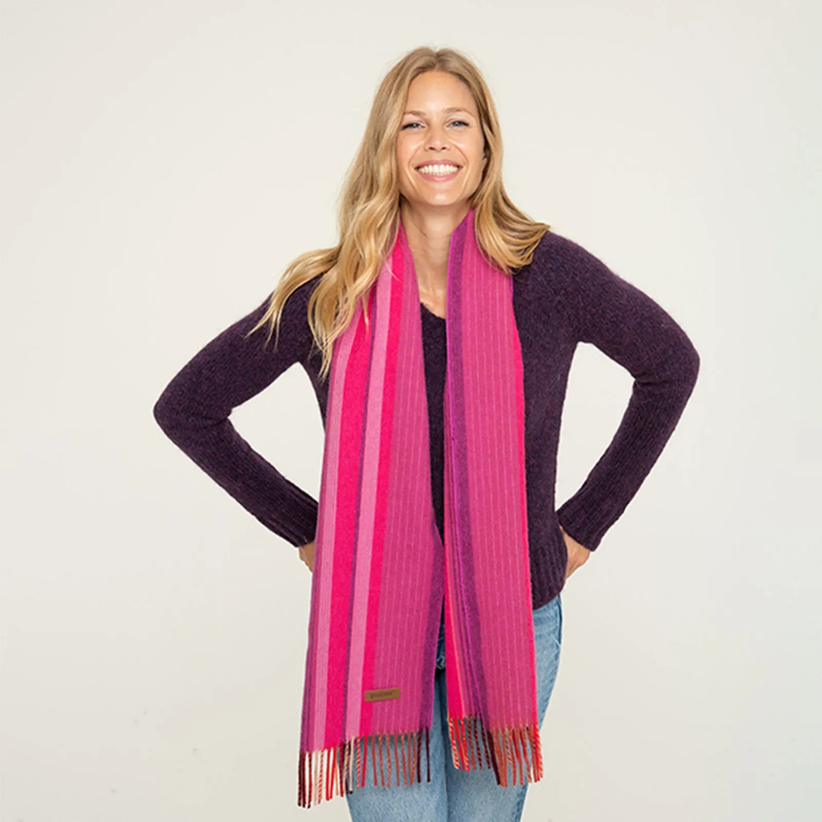 Women's Striped Scarf