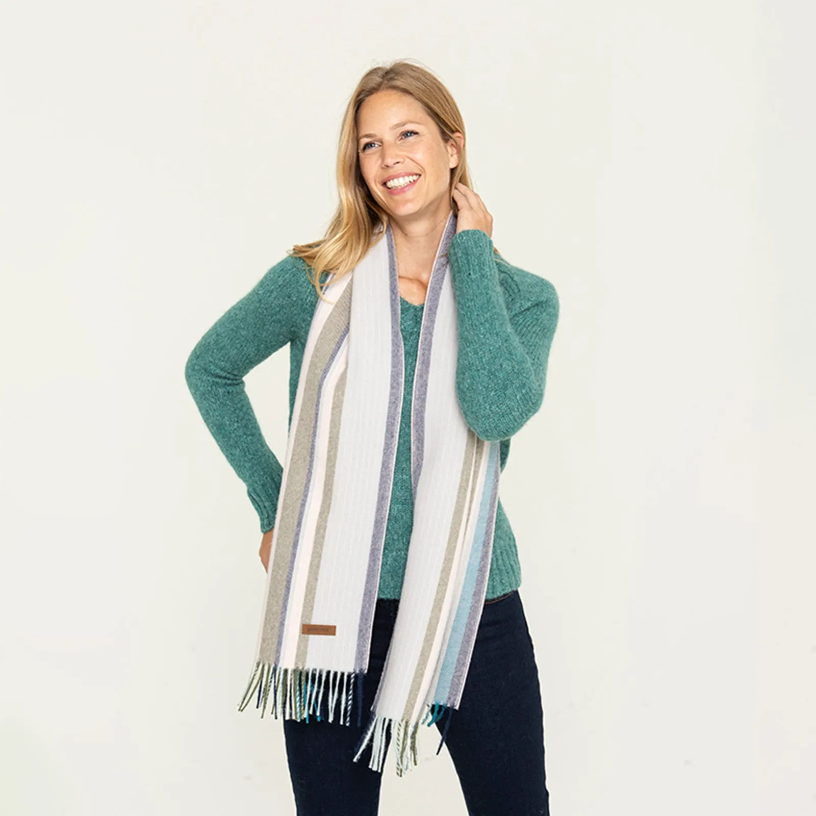 Women's Striped Scarf