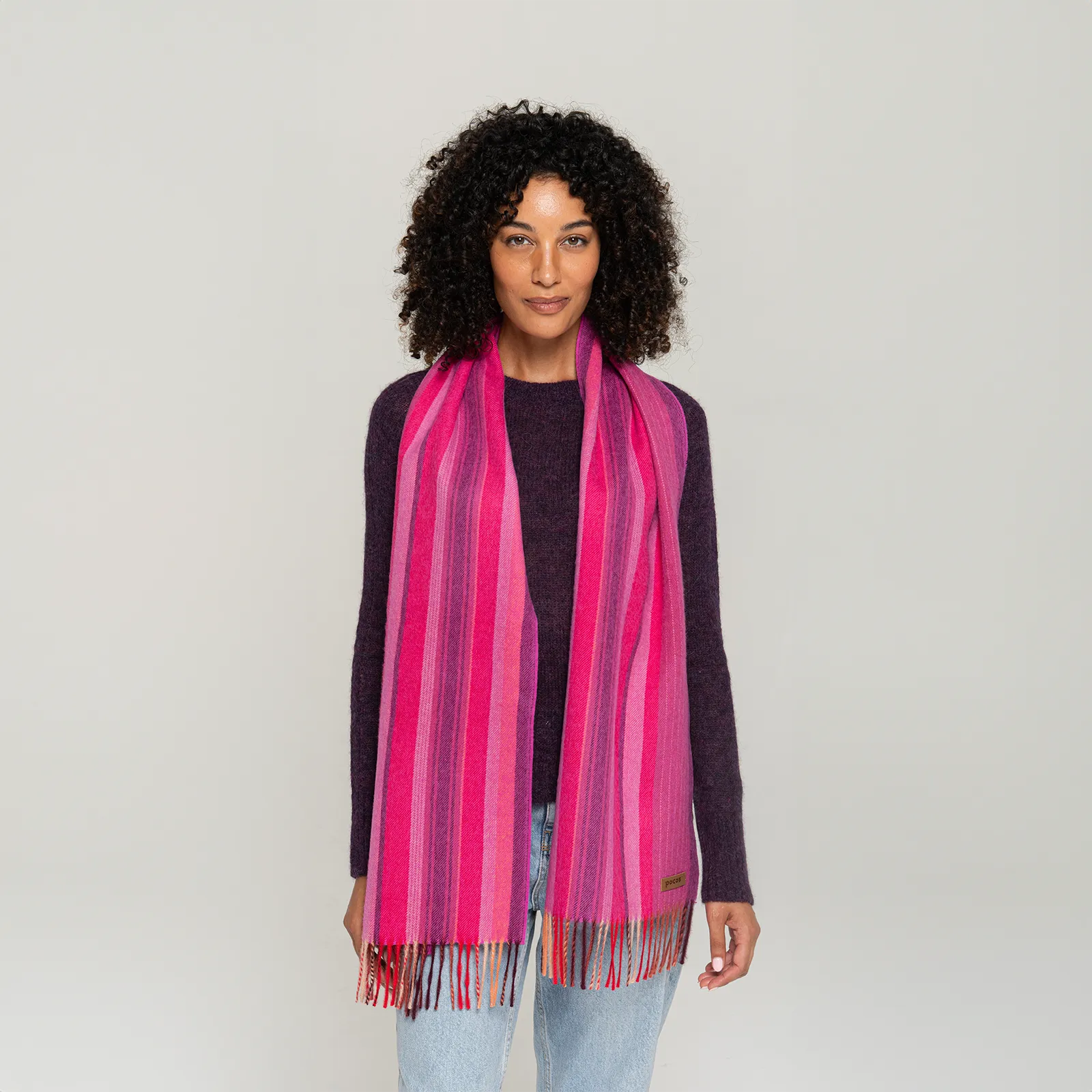 Women's Striped Scarf