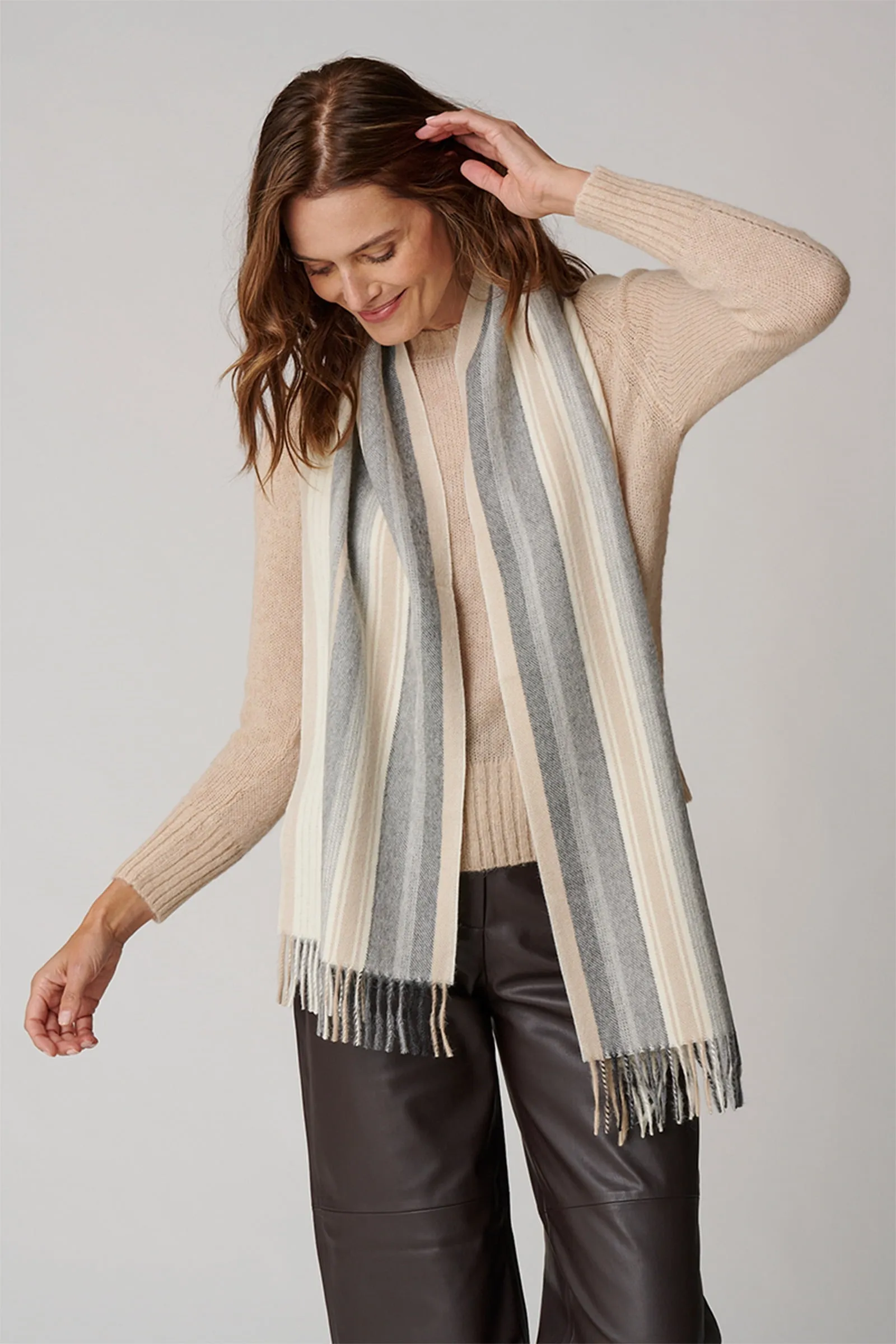 Women's Striped Scarf