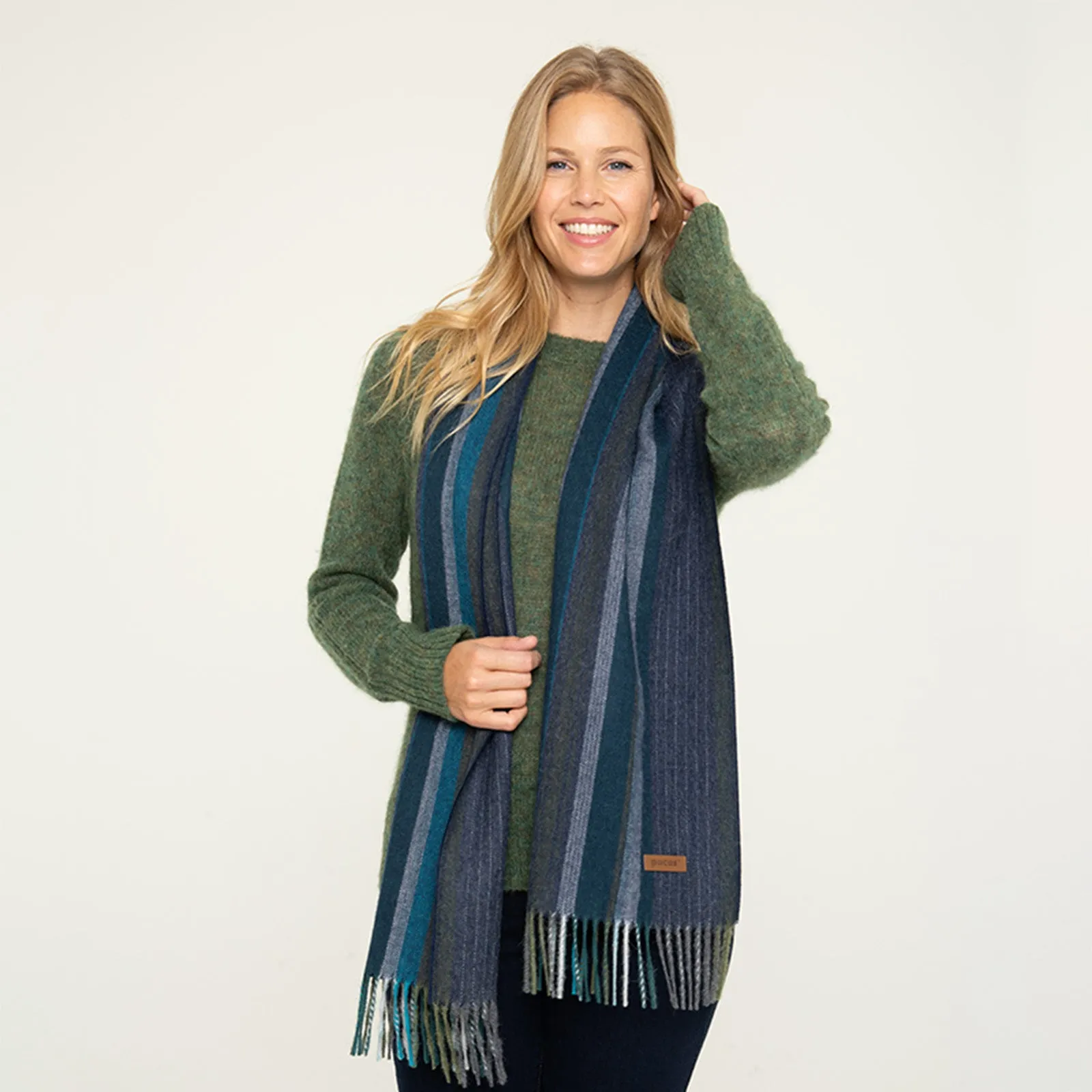 Women's Striped Scarf