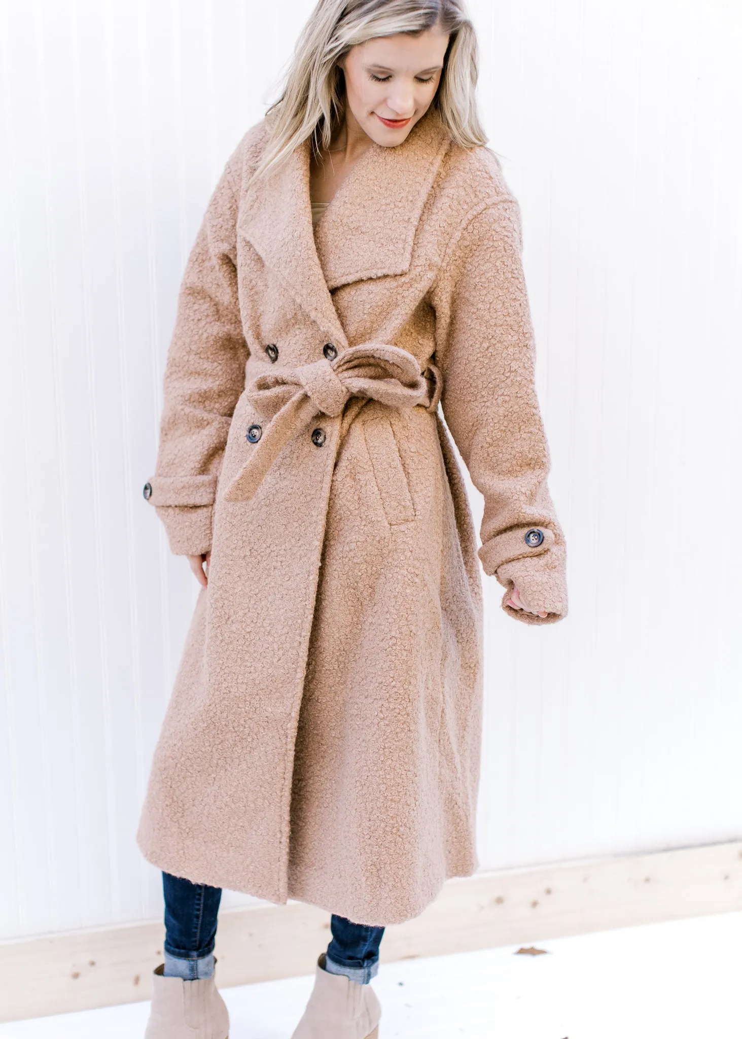 X Teddy Bear Belted Jacket