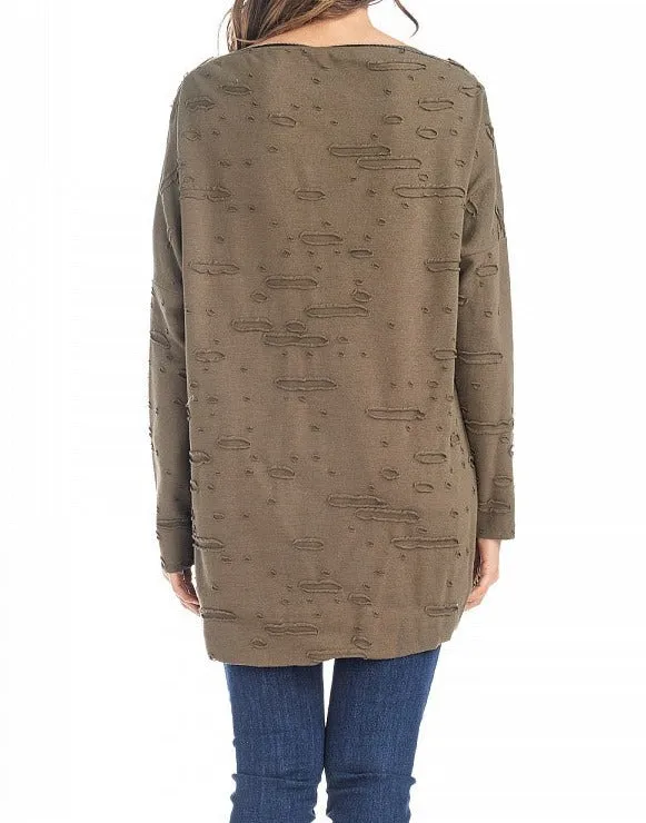 Zipper Top Olive